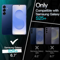 JETech Slim Fit Case for Samsung Galaxy S25+ / S25 Plus 5G, Camera Lens Full Protection, Soft TPU Thin Protective Phone Cover with Matte Finish, Shockproof (Navy)