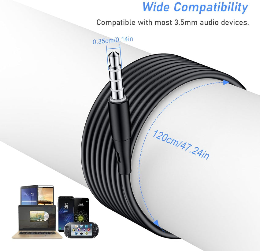 Blukar Earphones, In-Ear Headphones Earphones High Sensitivity Microphone - Noise Isolating, High Definition, Pure Sound for iPhone, iPad, Smartphone, MP3 Players etc.