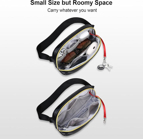 Fanny Packs for Women Adjustable Strap Crossbody Bag Ã¢ÂÂ Black