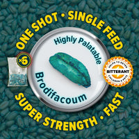 Rat Bait Grain Sachets 6x25g Rodent Control â Pack of 6