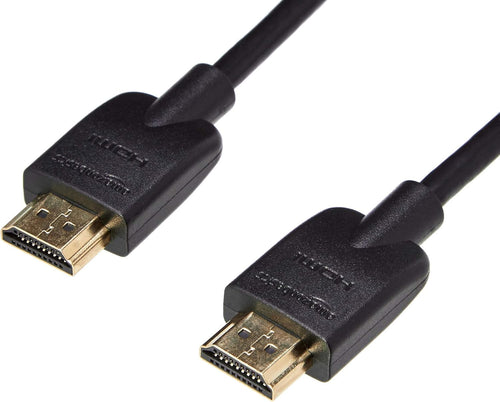 Amazon Basics Flexible HDMI to HDMI Cable, 0.3 m, Black