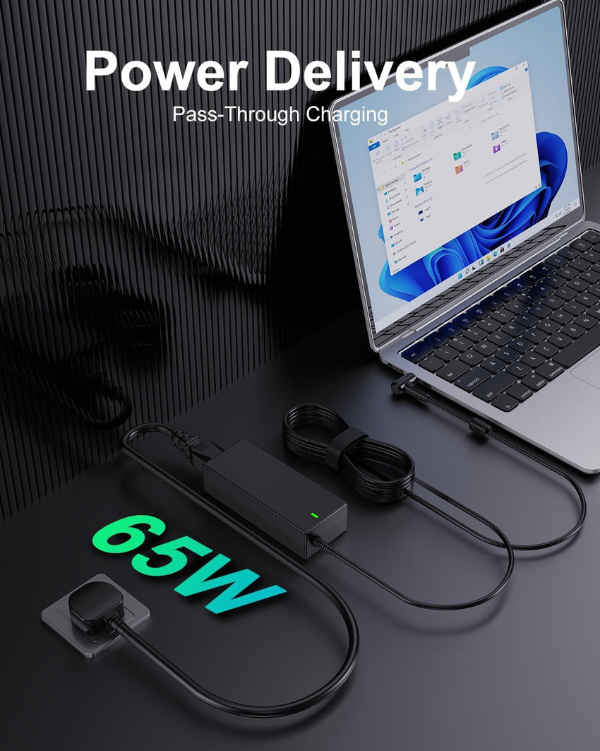 Yisbat 19V 65W Laptop Charger Compatible with Dynabook Satellite Pro C40 C50 C40-H C40-G C40-J C50-J C50-H C50-E C50-K C30-K C50D-B E10 ET10-G E10-S Laptop PS0131EA1ACA
