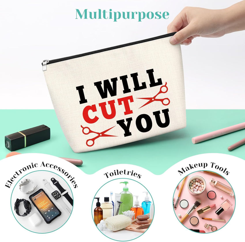 Makeup Bag Inspirational Hairdresser Gift Cosmetic Pouch â One Size