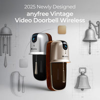 Video Doorbell Camera Wireless Battery and Solar Powered,Doorbell Wireless with Chime No Monthly Fee,Supports 2.4/5GHz Wifi,Two Way Audio,PIR Motion Detection,Instant Alerts,SD Card & Cloud Storage