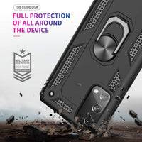 LeYi for Samsung Galaxy S20 FE 5G Case and 2 Tempered Glasss Screen Protector,Ring Holder Military Grade Protective Shockproof Tough Armour Hard Phone Cover for Samsung S20 FE 5G Black