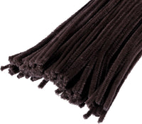 YOKIVE Pipe Cleaners Chenille Stems DIY Craft Supplies â 6mm 12 Inch Dark Brown