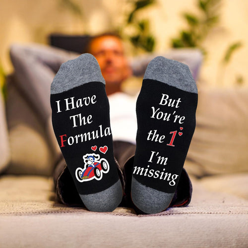 Funny Novelty Socks for Men Cotton Gift Pack Ã¢ÂÂ Red M