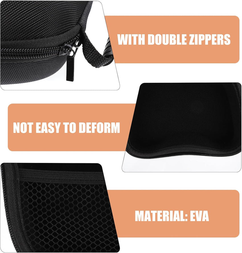 Game Controller Storage Bag Splashproof Case with Handle â Black 7.09x5.12x2.76in