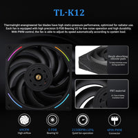 Thermalright Frozen Vision 360 READ DESC Liquid CPU Cooler with 12cm PWM Fan Black
