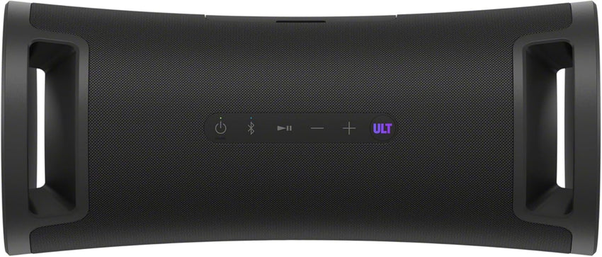 Sony ULT FIELD 7 - Wireless Bluetooth Portable Speaker with ULT POWER SOUND, Ultimate Deep BASS, X Balanced Speaker, 30 HR Battery, IP67, Waterproof, LED Lighting, Mic, Guitar Input - Black