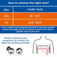 Willcom Child Arm Sling with Waist Strap, Kids Immobilizer Brace Support for Broken Arm, Collarbone, Elbow, Wrist (Comfort Version, Left, XS, 22.5-26 Inch)