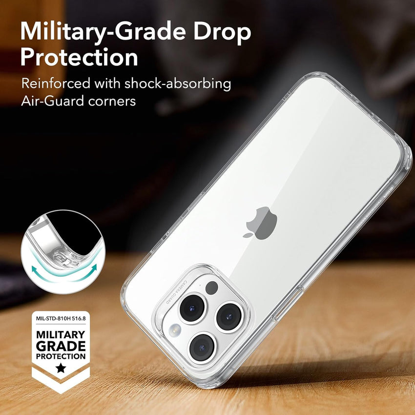 ESR Clear Case Compatible with iPhone 15 Case, Shockproof Thin Cover, Yellowing-Resistant Slim Transparent TPU Phone Case, Zero Series, Clear