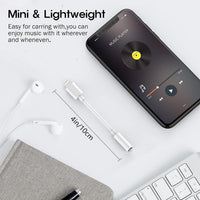 2 Pack Headphone Jack Adapter for iPhoneã Apple MFi Certified ãLightning Converter to 3.5mm Earphone Dongle Aux Audio Cable - Compatible with iPhone 14,13,12,11 Pro Max,XS Max,8, 7 Plusï¼Whiteï¼