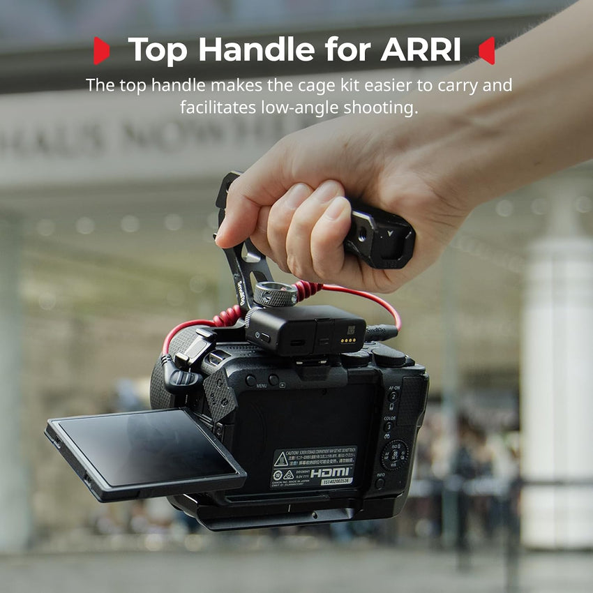 SMALLRIG Camera Cage R50V for Canon R50V Full Cage with Top Handle QR Plate & Cold Shoe â Black