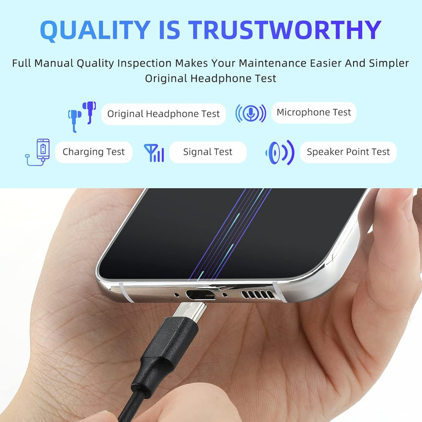 Eonpam Charging Port Replacement for Samsung Galaxy A34 Charger Port Microphone Headphone Jack with Repair Kit