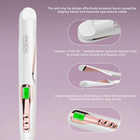 Pro Twist 2-in-1 Hair Straightener & Curler Ceramic Dual Voltage LCD 130-230Â°C - With Heat Mat