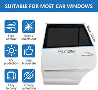 Car Window Sun Shades UV Protection for Kids Universal Rear Window Elastic â 2 pcs