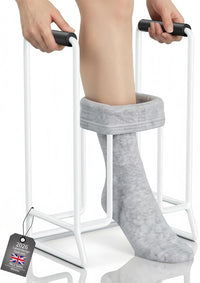Sock Aid Dressing Tool for Compression & Support Socks White