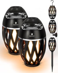 Bluetooth Outdoor Speakers Waterproof Auto-Pairing 24H Playtime LED Lights