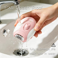 Electric Epilator for Women LED Light IPX5 Waterproof Cordless Hair Removal â KEMEI 189B
