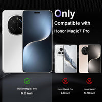Liisooka Case for Honor Magic 7 Pro, Military Grade Drop Protection Phone Case, Yellowing Resistant, Anti-Scratch Hard PC Back, Shockproof Hard Ultra-Thin Protective Cover, Clear