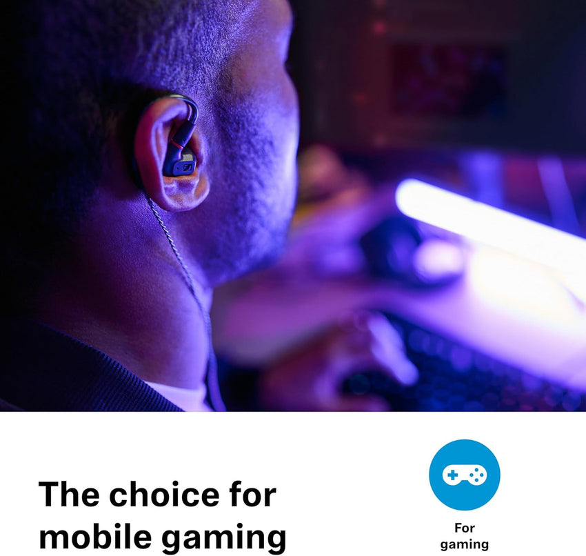 Sennheiser IE 200 Wired Audiophile Stereo Earphones - Corded In-Ear Buds with High Fidelity Superior Clear Sound, True-to-Life Voicing and an Impactful Bass - Black