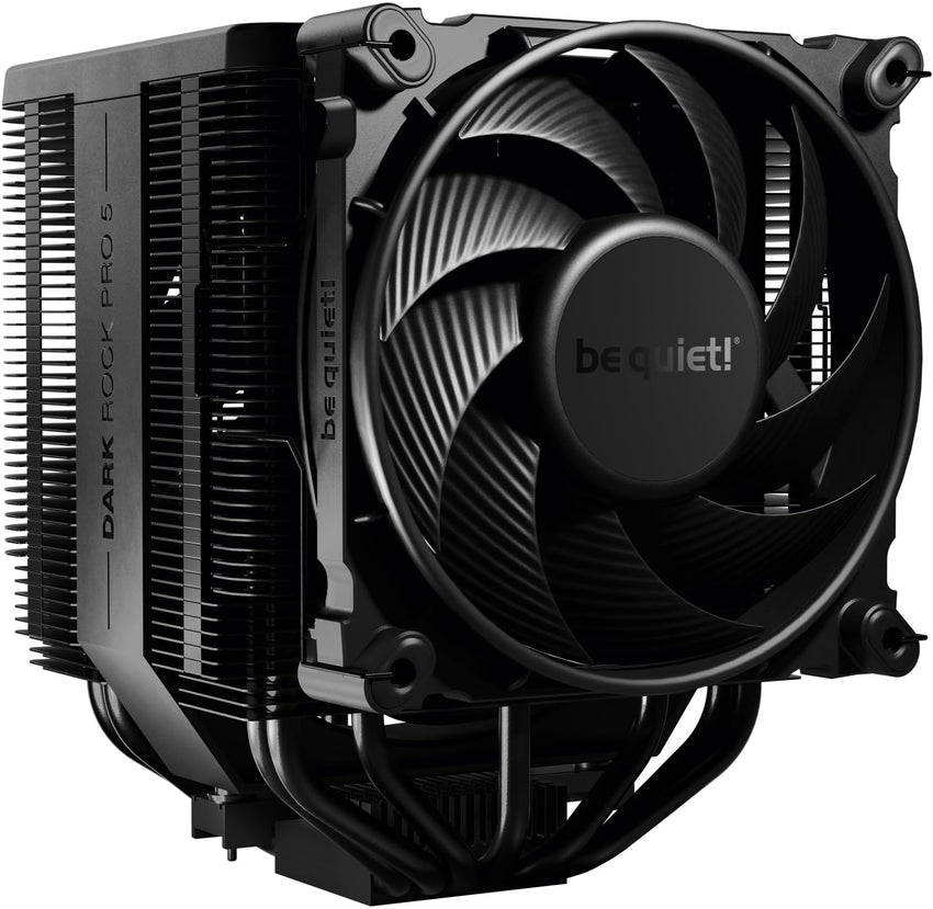 be quiet! Dark Rock Pro 5 CPU Air Cooler 7 Heat Pipes High Airflow Silent Fans Black
