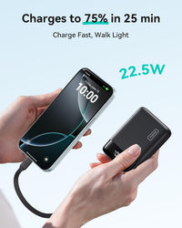 INIU Power Bank, Smallest 22.5W 20000mAh Portable Charger, USB C In & Out Fast Charging Mini Battery Pack, Mobile Phone Powerbank Compatible with iPhone16 15 14 13 12 Pro Max Samsung S23 iPad Tablet