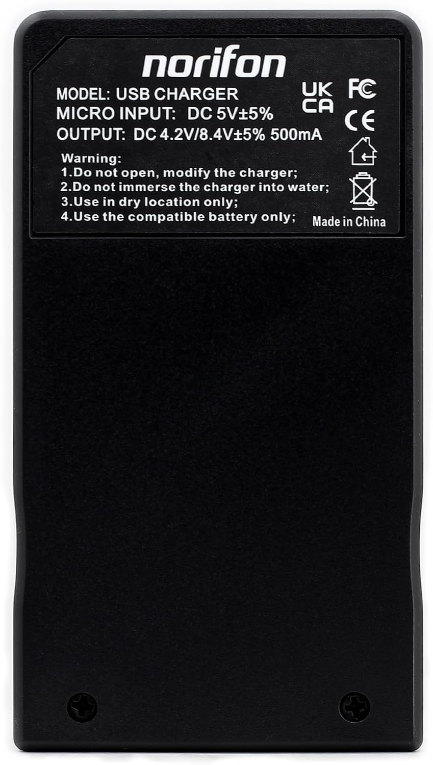 Norifon CGA-S005 USB Charger for Panasonic Lumix DMC-FS1, DMC-FS2