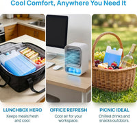 Reusable Pre-filled Ice Packs for Coolers & Lunch Boxes 400ml 4-Pack