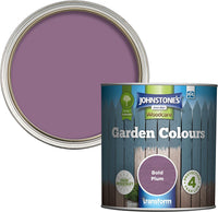 Johnstone's Exterior Wood Paint 1L Quick Dry 12mÃÂ²/L Ã¢ÂÂ Bold Plum