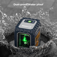 CIGMAN Green Laser Level, Self-leveling Cross Line Laser, 30M Working Distance (Up to 50M with Detector), Rechargeable Battery Built-in, Button Control Laser