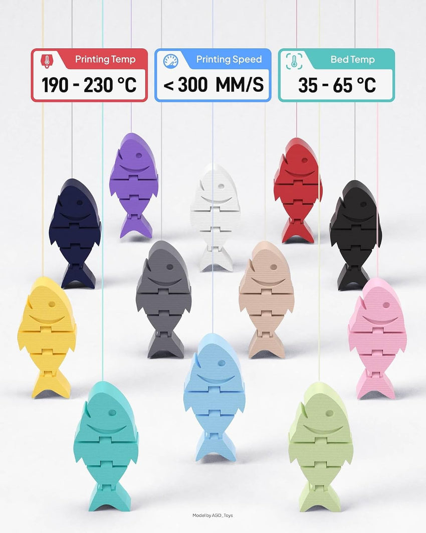 ELEGOO Matte PLA Filament High Precision - Beige 1kg 1.75mm