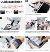 FPVtosky Mini 5/4 Pro RC-2 Sunshade Joystick & Screen Protector â Black