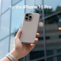 TineeOwl for iPhone 16 Pro Magnetic Case, [Covered Camera Control Button], Compatible with MagSafe, TPU, Minimalist, Slim/Thin, Grippy - Dune Series (Stone, iPhone 16 Pro)
