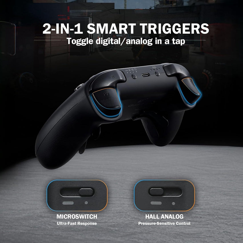 GuliKit TT Max Wireless Game Controller Bluetooth Hyperlink Wired Grey