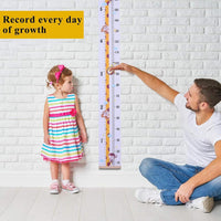 Kids Height Wall Chart Removable Canvas Ruler for Nursery â Giraffe