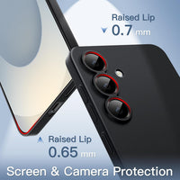 JETech Ultra Slim Case for Samsung Galaxy S25+ / S25 Plus 5G, Camera Lens Full Protection, Lightweight Matte Finish PP Hard Minimalist Cover (Black)