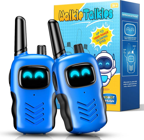 Grriopi Walkie Talkies for Kids, INCL Batteries Old Boy Gifts for 3-12 Year Olds Boys Toys Age 4-10 Walkie Talkies Kids Age 3 4 5 6 Walky Talky Sensory Outdoor Toddler Toys Blue Green