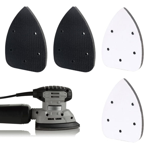 Sander Backing Pads 5-Hole Hook & Loop Soft Interface Triangle Multitool â Pack