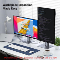 UGREEN USB C to HDMI 2.1 Cable 8K@60Hz 4K@240/144/120Hz Type C Thunderbolt 5/4/3 HDMI HDR Lead Compatible with MacBook iMac Mac Mini iPad Pro iPhone 17 16 Galaxy Tab 10 S25 Surface XPS Pixel 10(2M)