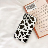AMART for iPhone 12 Pro Max Case Cow Print,Cute Animal Cow Pattern Design Silicone Shockproof Protective TUP Bumper Case for iPhone 12 Pro Max 6.7 inch