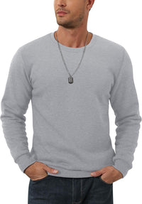 Men's Sherpa Fleece Lined Pullover Sweatshirt Winter Warm XXL