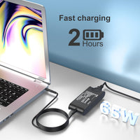 65W Laptop Charger, 19.5V 3.34A Power Adapter for Dell Latitude 5480 5490 E5470 E5440 E7440 E7270 E5430 E6440 E7250 E7240 E7470 Inspiron N5110 3520 3420 7490 LA65NS2-01 HA65NS5-00 Power Supply Cord