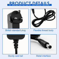 12V 1A Power Supply Adapter, AC to DC Power Supply Adapters Converter 100-240V 50/60 Hz 1000mA 12W, UK Plug Universal Driver Transformer, 12V Power Supply Adapter Suitable for LED Strip Lights, Router