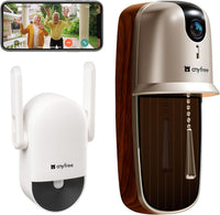 Video Doorbell Camera Wireless Battery and Solar Powered,Doorbell Wireless with Chime No Monthly Fee,Supports 2.4/5GHz Wifi,Two Way Audio,PIR Motion Detection,Instant Alerts,SD Card & Cloud Storage