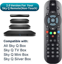 Replacement Remote Control Compatible with All Sky Q Box, Sky Q TV Box, Mini, INCL Batteries (Non-Touch, No Voice Control)
