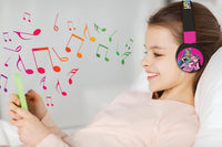 LEXIBOOK, Monster High, 2-in-1 Bluetooth & Wired Headphones with microphone and control buttons, Foldable and Adjustable, Long-lasting rechargeable battery, Pink/black, HPBT010MH