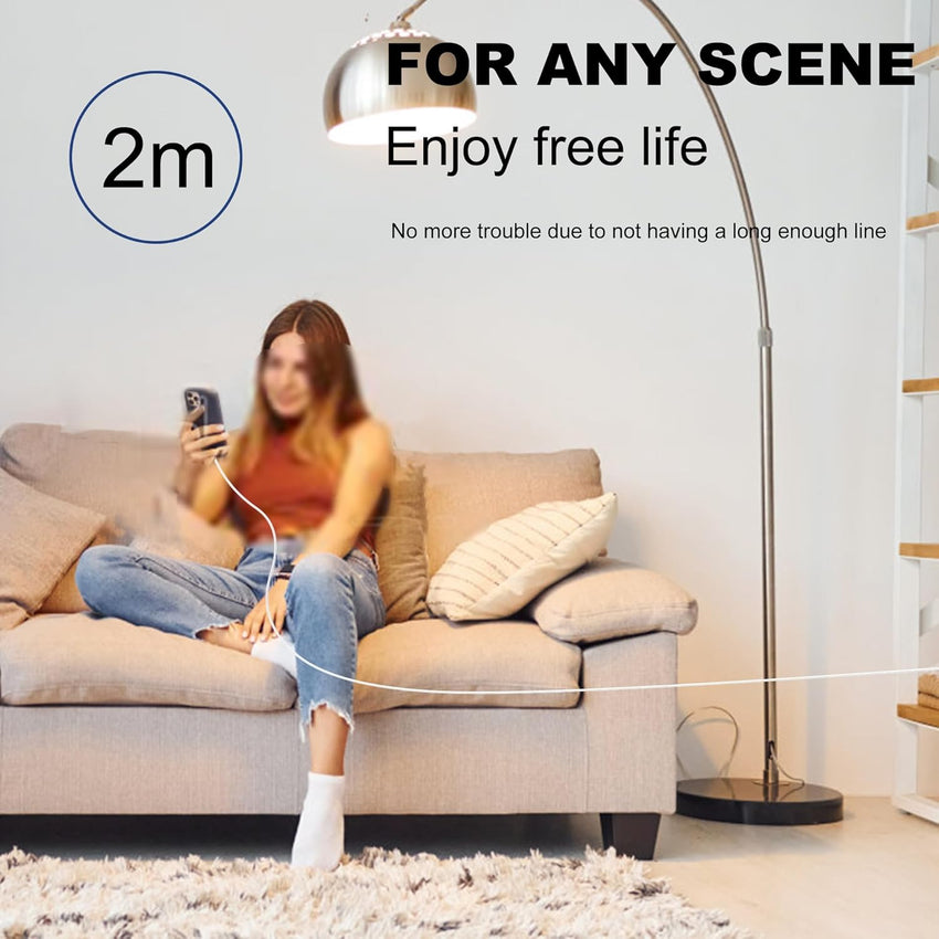 iPhone 17 16 Charger, [MFi Certified] 2Pack 20W PD USB C Charger Plug with 2M Fast USB C to C Cable for iPhone 17/17Pro/17Pro Max/17 Air/16/16 Pro/16 Pro Max/16 Plus/15/15 Pro/15 Pro Max/15 Plus