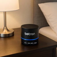 Betron KBS08 Bluetooth Speaker, Wireless, Portable, Mini, Black